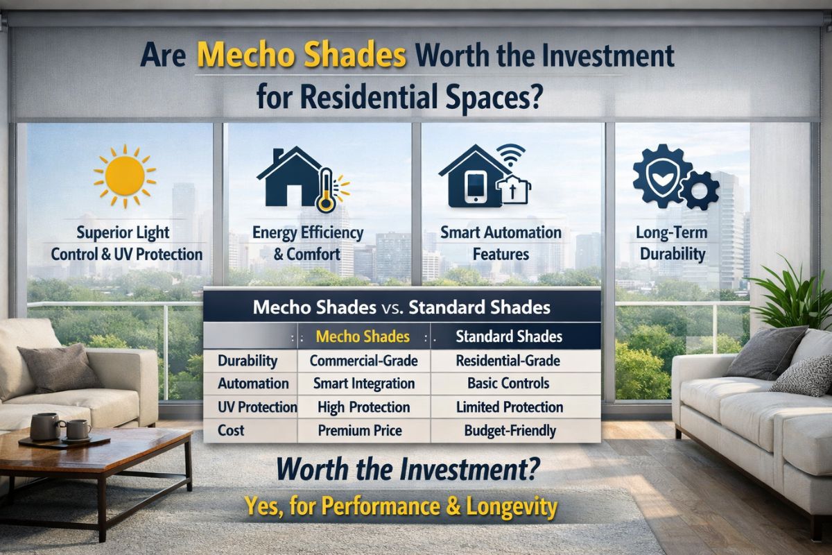 Are Mecho Shades Worth the Investment for Residential Spaces