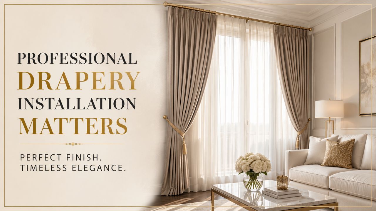 Why Professional Drapery Installation Matters for Luxury Interiors