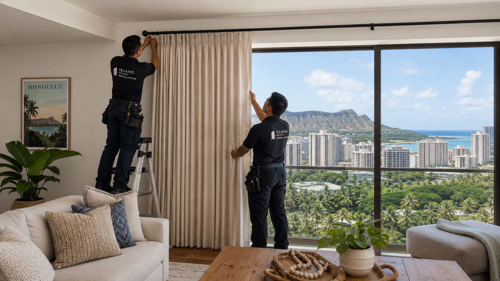 Professional Custom Drapery Installation